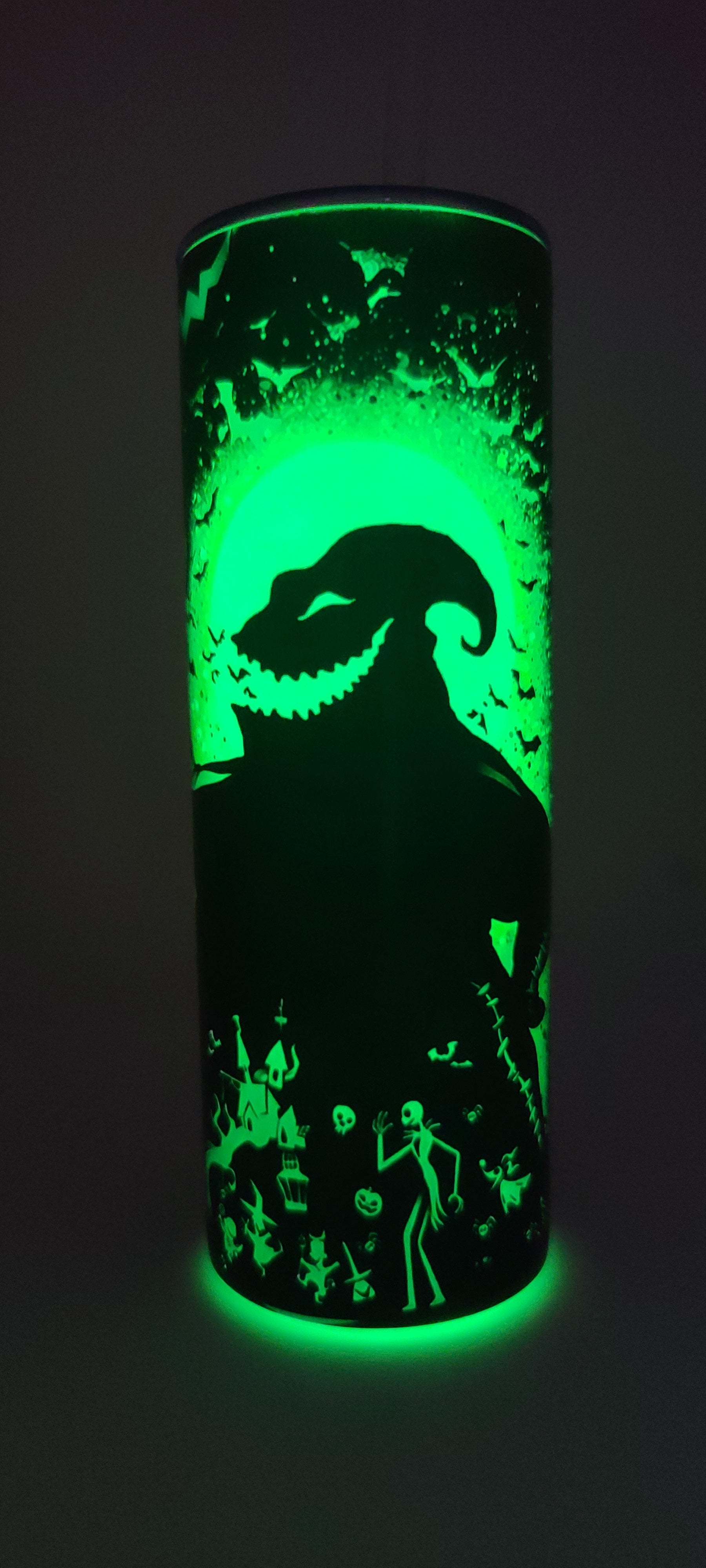 Lucky Charm Green Glow in the Dark Tumbler – JG Art Studio