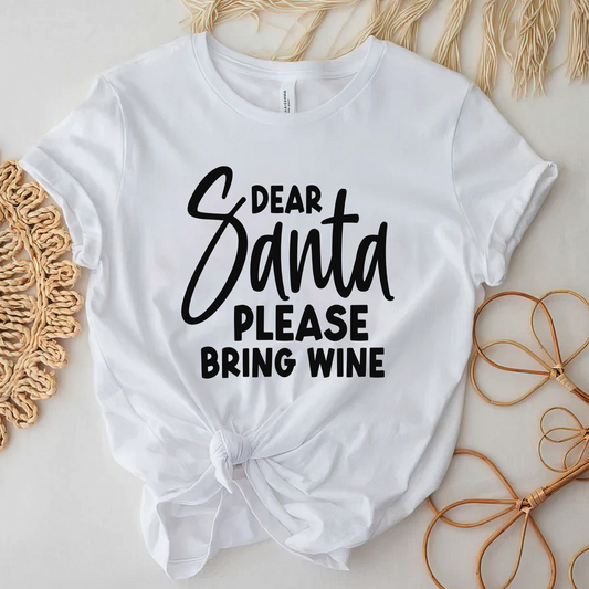 Dear Santa bring wine