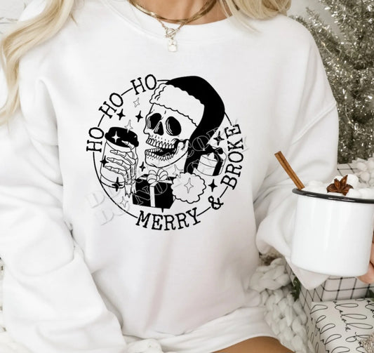 Merry & Broke tee