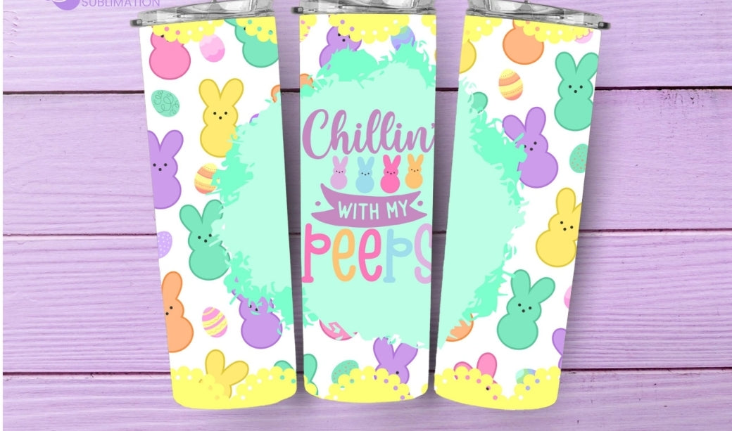 Chilling with my peeps tumbler