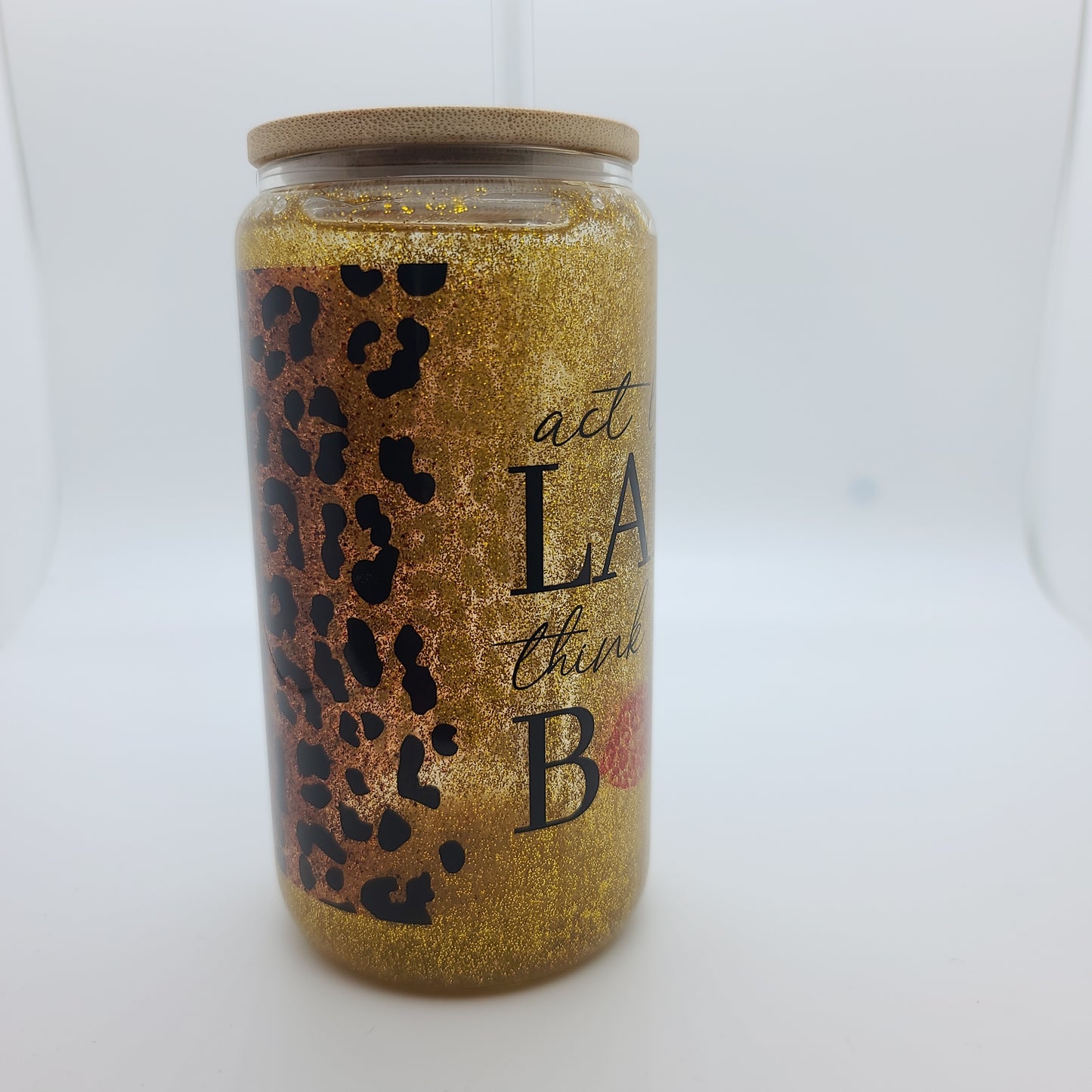 16oz Lady Boss glass can