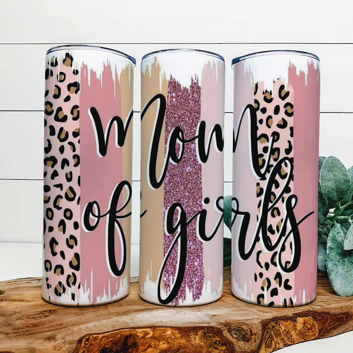 Mom of girls tumbler