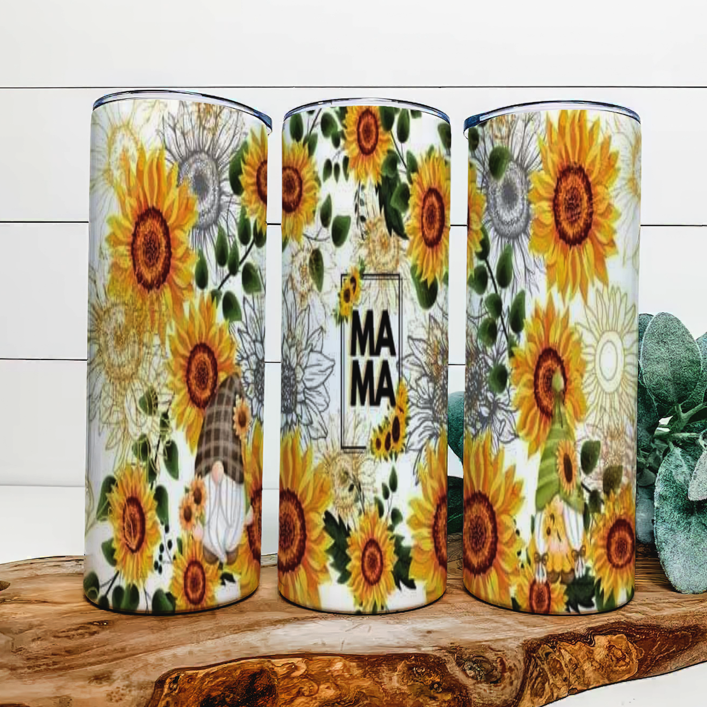 Mama sunflower tumbler