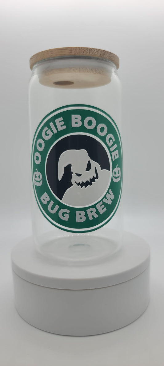 16oz Oogie Boogie glass can