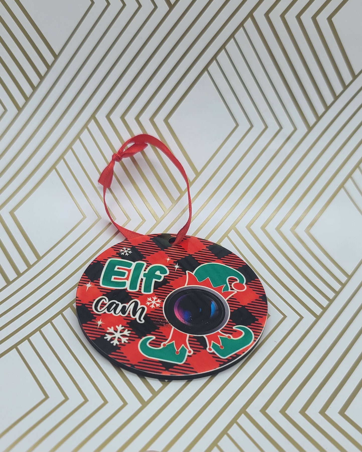 Elf Cam Christmas ornament