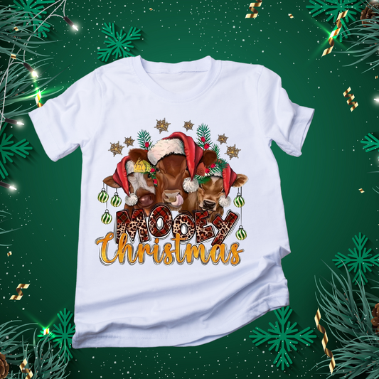 Mooey Christmas short sleeve shirt