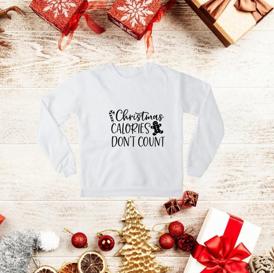 Christmas calories long sleeve shirt